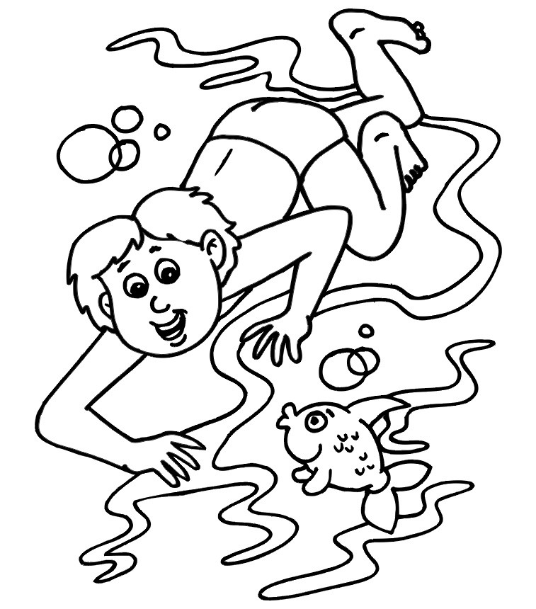 Summer Coloring Pages Free Printable
 Summer coloring pages for kids