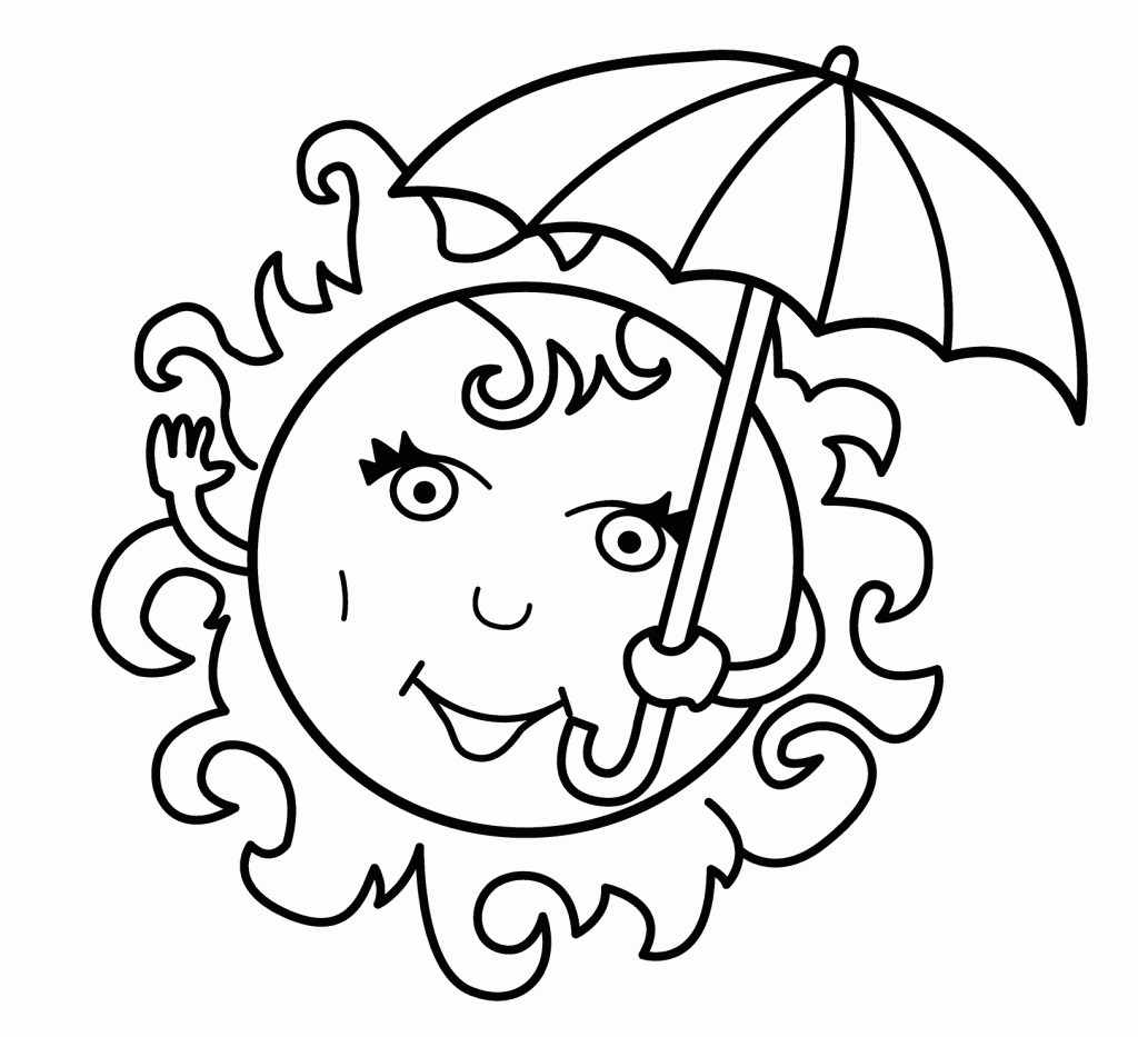Summer Coloring Pages Free Printable
 Summer Coloring Pages for Kids Print them All for Free