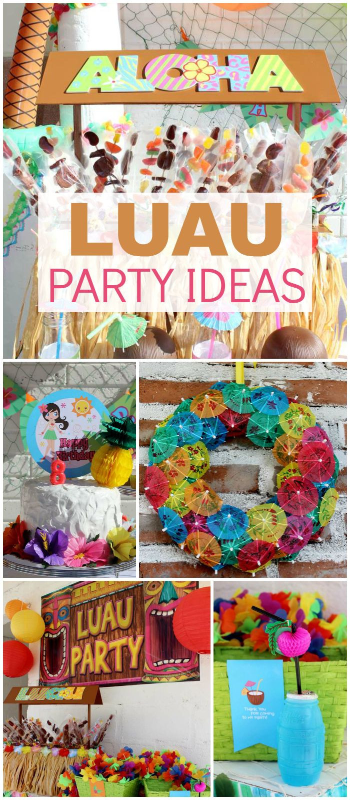 Summer Luau Party Ideas
 Aloha Here s a gorgeous luau party perfect for summertime