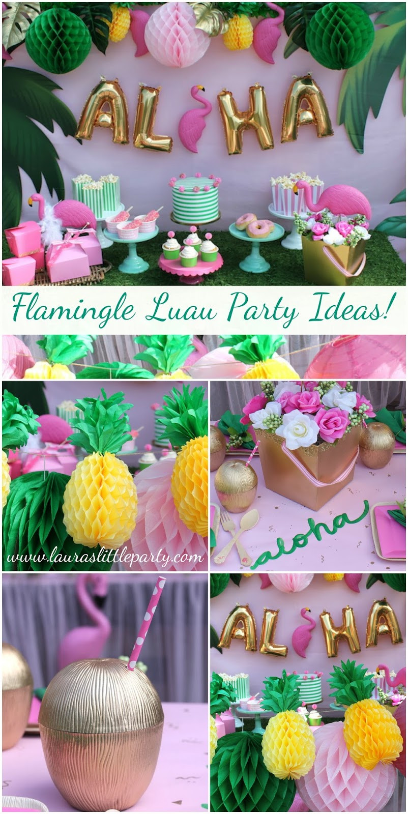 Summer Luau Party Ideas
 Let s Flamingle Luau Summer Party Ideas LAURA S little