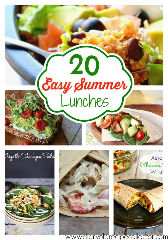Summer Lunch Party Menu Ideas
 Easy Summer Lunch Ideas Diary of A Recipe Collector