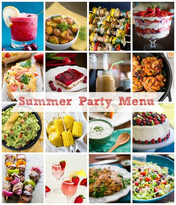 Summer Party Dinner Menu Ideas
 Summer Party Menu Ideas NatashasKitchen