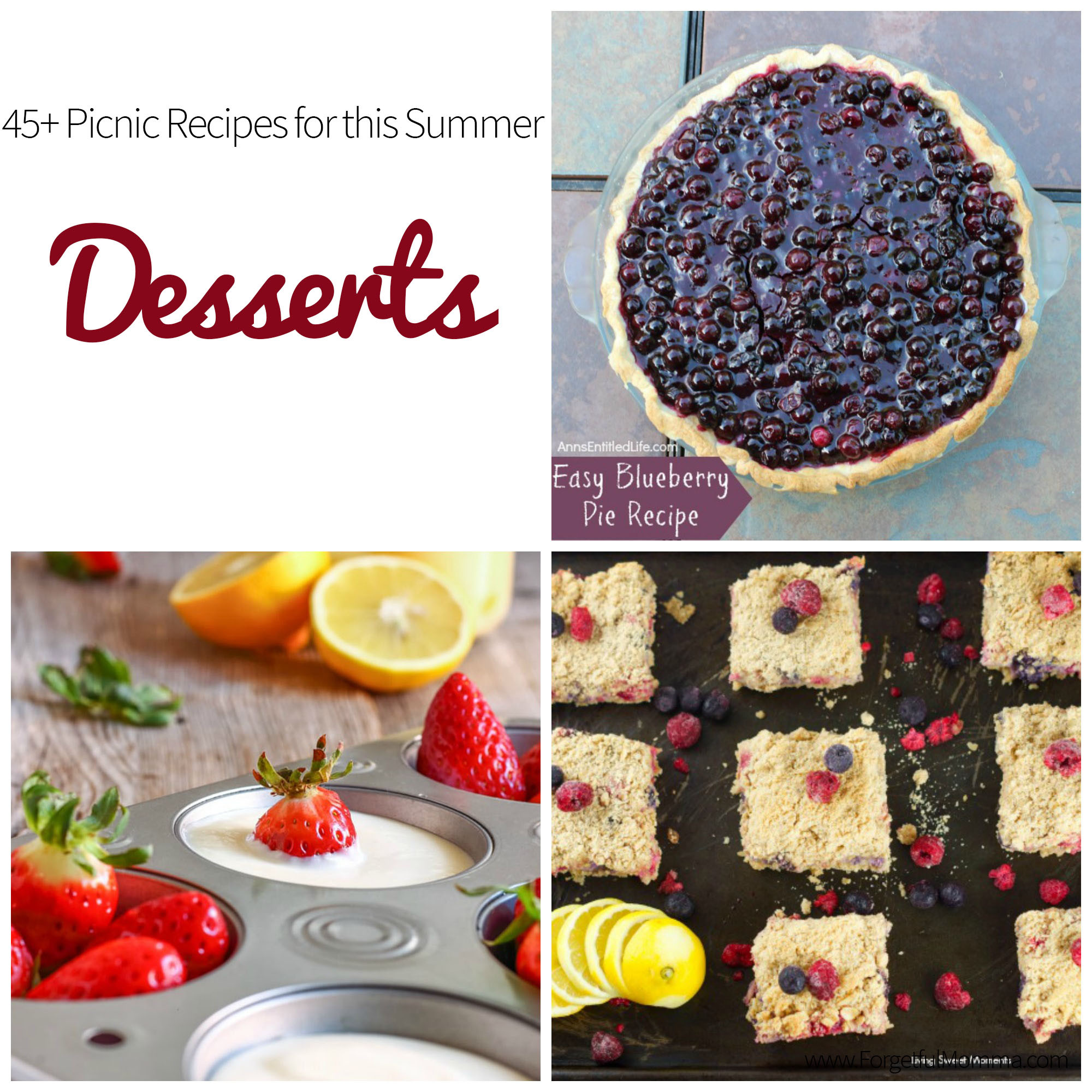 Summer Picnic Desserts
 45 Picnic Recipes for this Summer For ful Momma