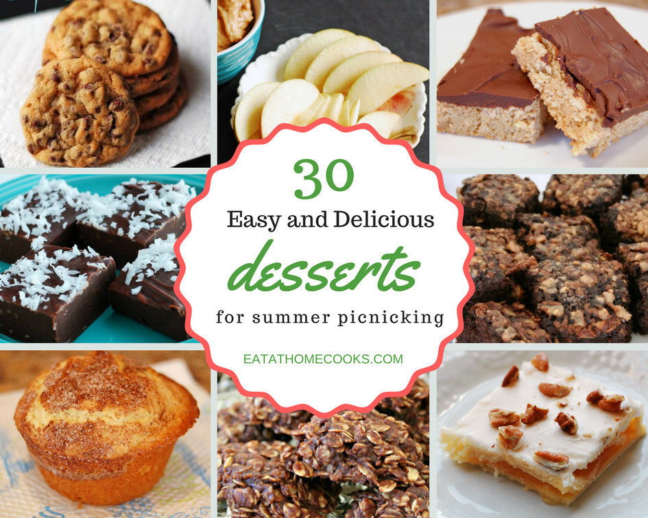 Summer Picnic Desserts
 Over 30 Tasty Picnic Desserts Eat at Home