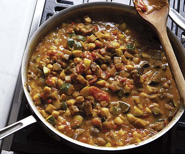 Summer Stew Recipe
 Curried Chickpea and Summer Ve able Stew Recipe