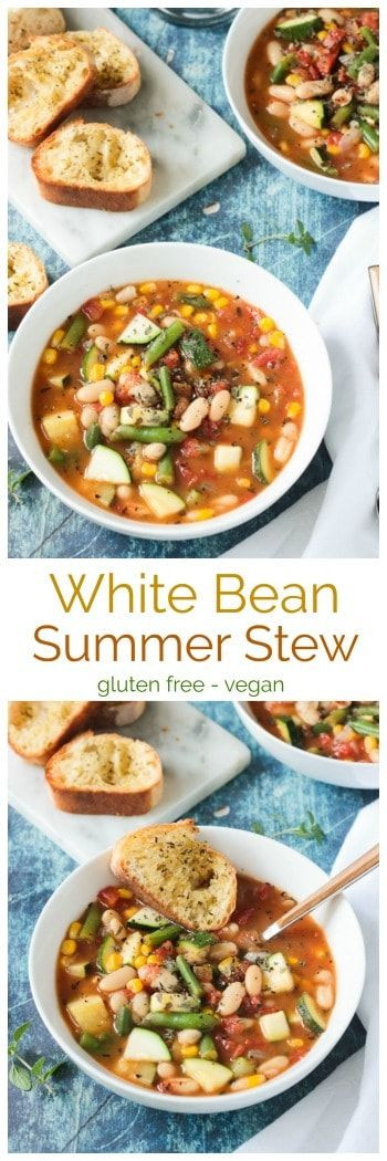 Summer Stew Recipes
 Summer Stew A Ve able & White Bean Soup Recipe