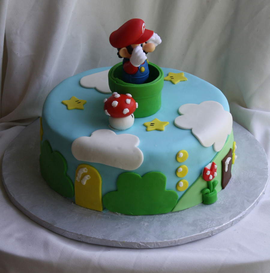 Super Mario Birthday Cake
 Super Mario Bros Cake CakeCentral