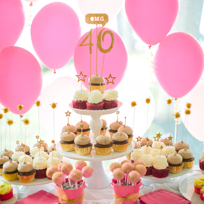 Surprise 40Th Birthday Party Ideas
 Surprise 40th Birthday Party Ideas A Pink and Gold Birthday