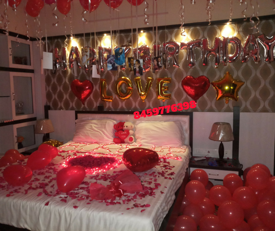 Surprise Birthday Party Ideas For Husband
 Romantic Room Decoration For Surprise Birthday Party in