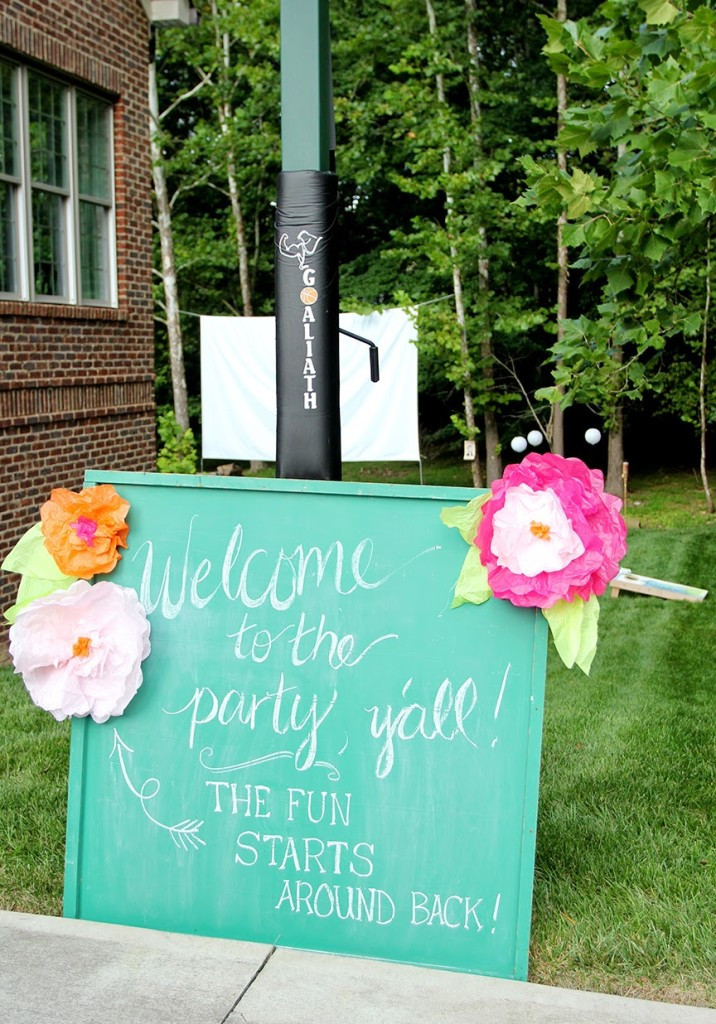 Sweet 16 Backyard Party Ideas
 Abby’s Sweet 16 Outdoor Movie Party
