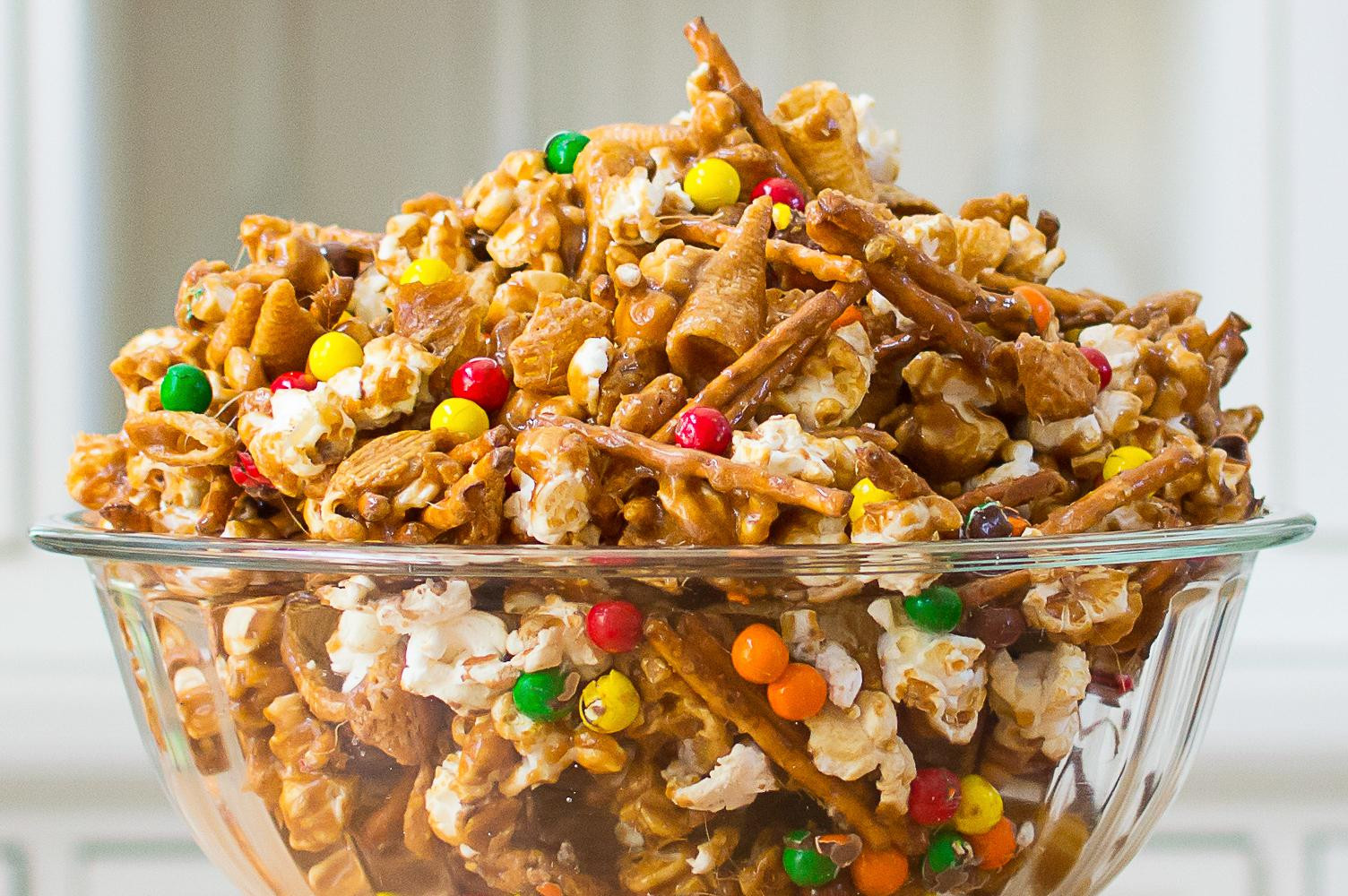 Sweet Snacks Recipes
 Dollar Store Recipe Nut Free Sweet and Salty Party Mix