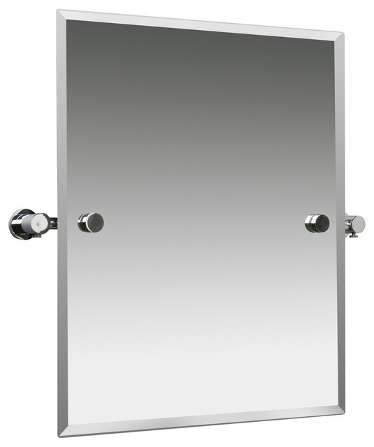 Swivel Bathroom Mirror
 Montana Chrome Swivel Mirror Contemporary Bathroom