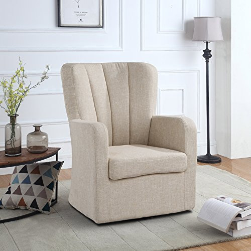 Swivel Living Room Chair
 Modern Swivel Armchair Rotating Accent Chair for Living