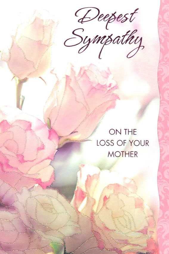 Sympathy Quotes For Loss Of Mother
 wholesale sympathy loss of mother greeting card 1