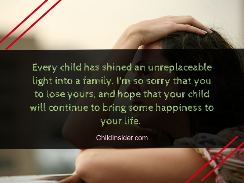 Sympathy Quotes Loss Of A Child
 60 Best Quotes About Loss of A Child to Show Sympathy