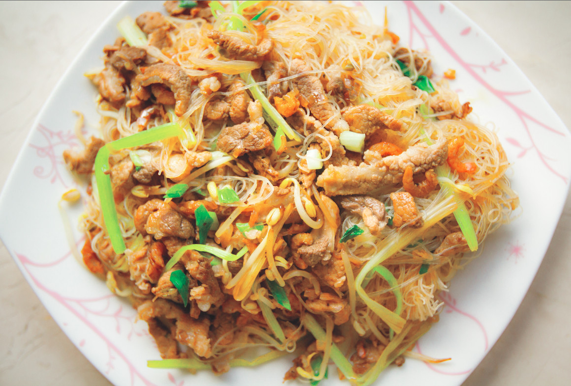 Taiwanese Rice Noodles
 Taiwanese Pan Fried Rice Noodles With Pork And Ve ables