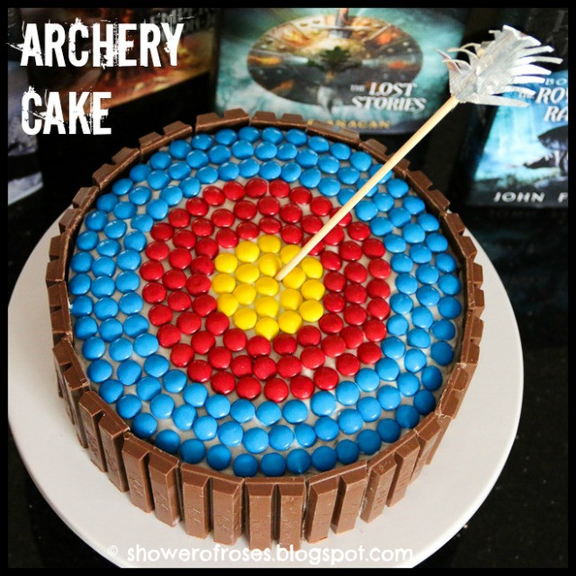 Target Birthday Cakes
 Shower of Roses Ranger s Apprentice Archery Tar Cake