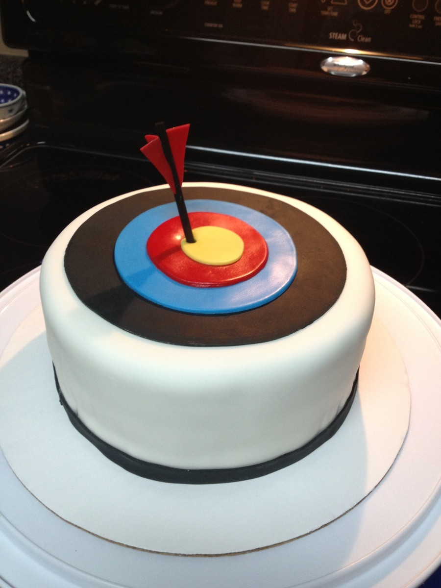Target Birthday Cakes
 Archery Tar Cake CakeCentral