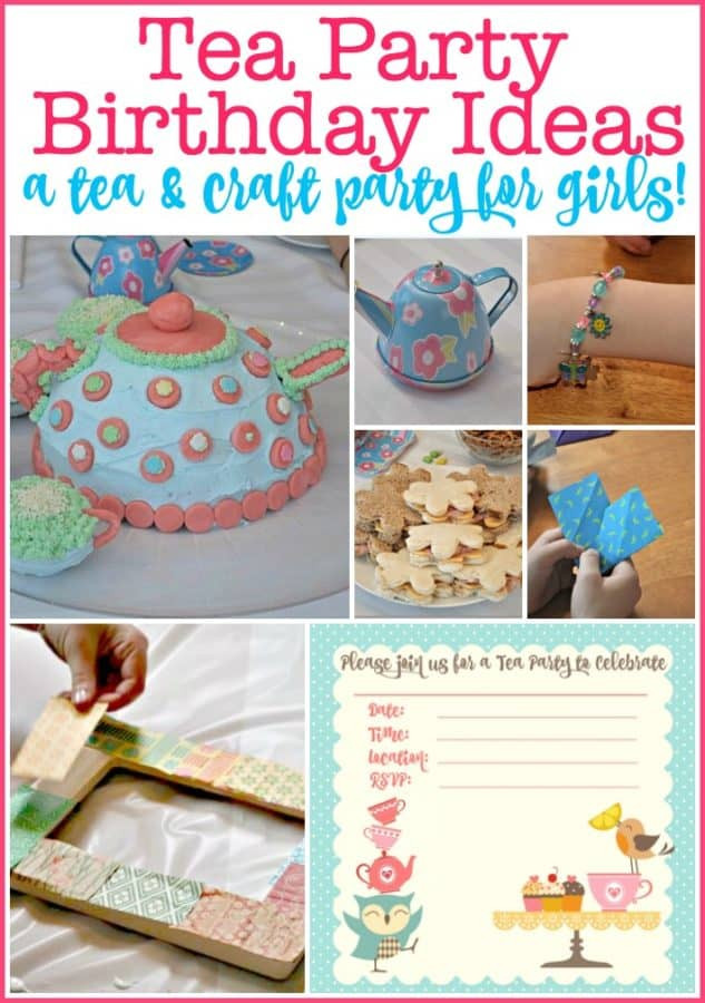 Tea Party Crafts Ideas
 Tea Party Birthday Ideas Mom 6