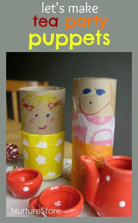 Tea Party Crafts Ideas
 Kids crafts tea party puppets NurtureStore