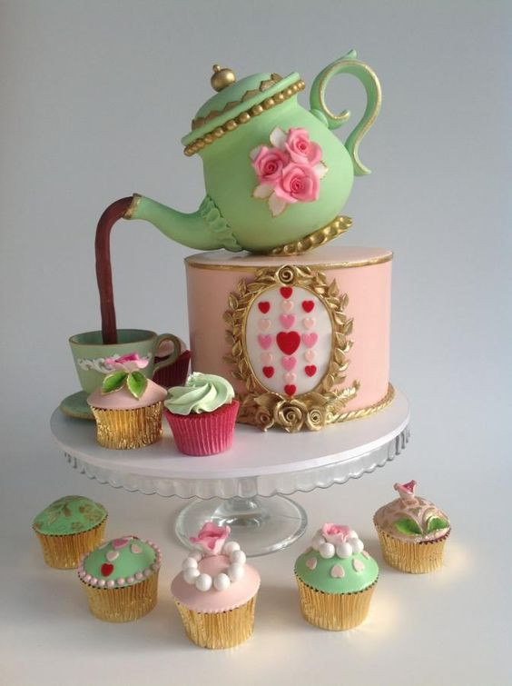Tea Party Cupcakes Ideas
 Tea party cakes by Cleopatra cakes