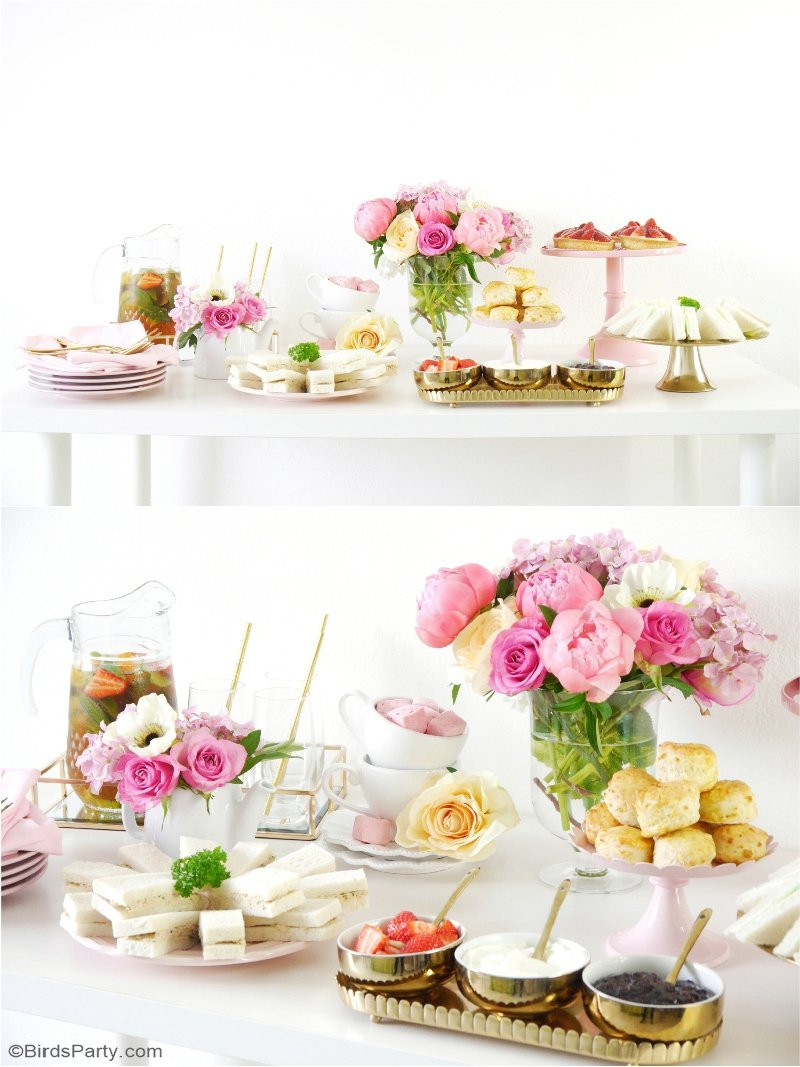 Tea Party Decoration Ideas
 Styling a Pretty Royal High Tea Party Party Ideas