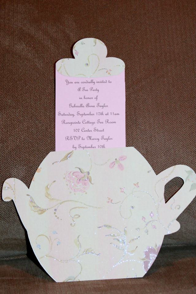 Tea Party Invitations Ideas
 A Little Girl’s Tea Party Birthday