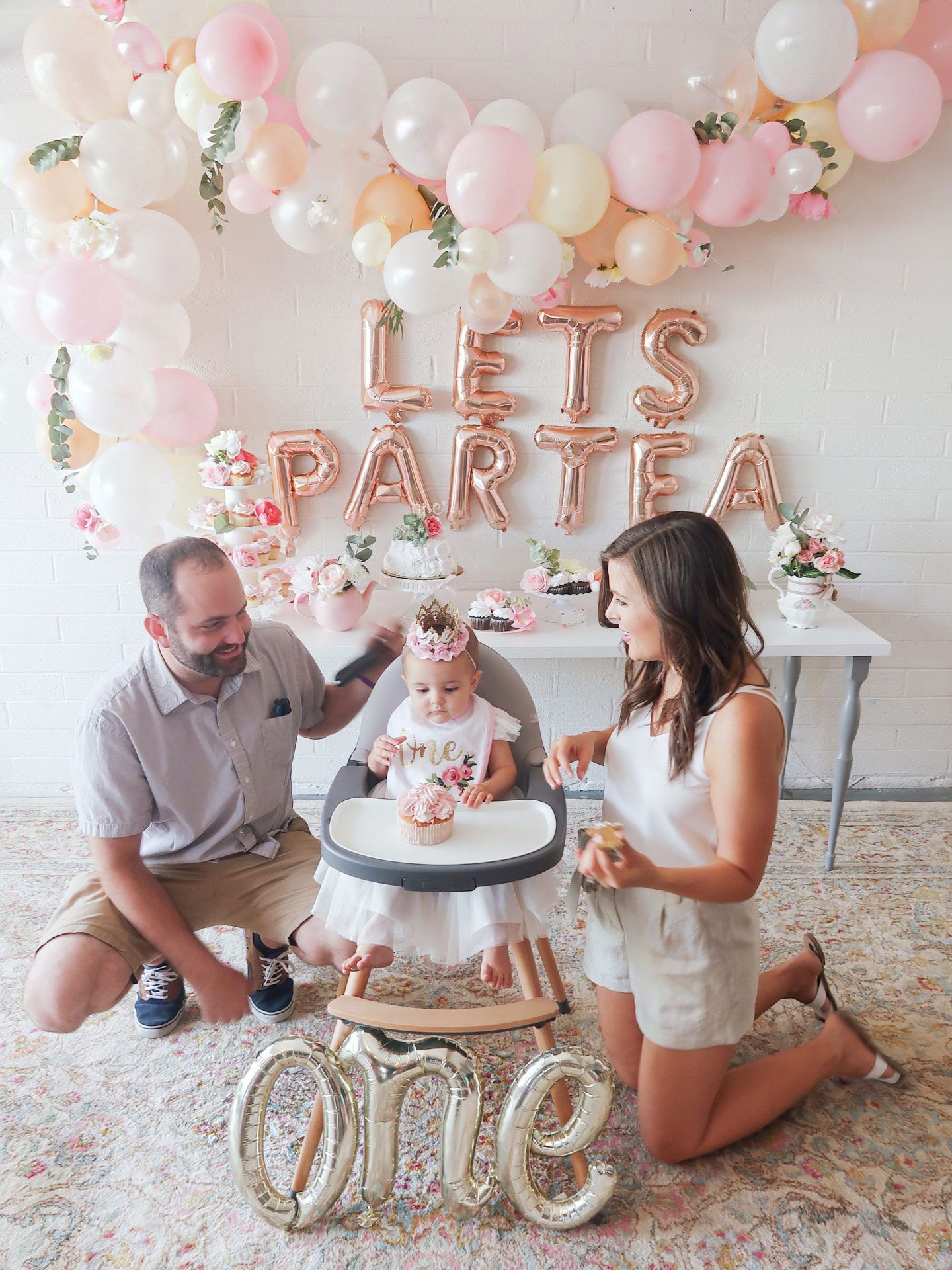 Tea Party Themed Birthday Party Ideas
 First birthday tea party lets partea girl birthday decor