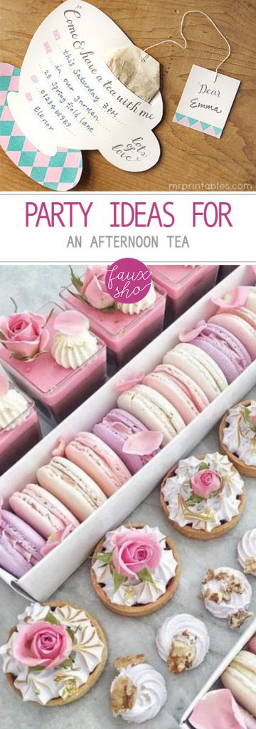 Tea Party Themed Birthday Party Ideas
 Party Ideas for an Afternoon Tea