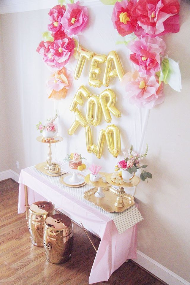 Tea Party Themed Birthday Party Ideas
 Tea for TWO