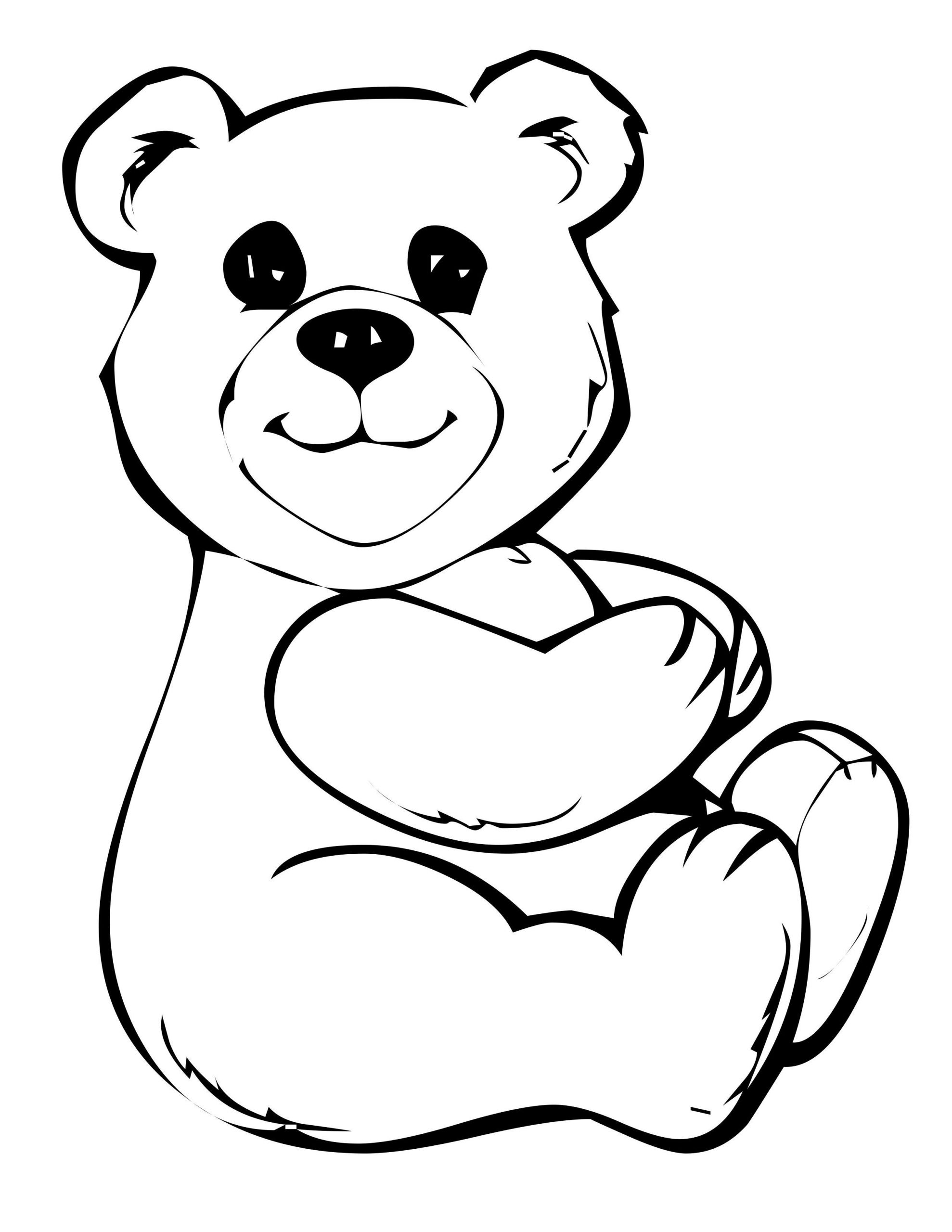 Teddy Bear Coloring Pages Free Printable
 Study Free Printable Teddy Bear Coloring Pages For Kids