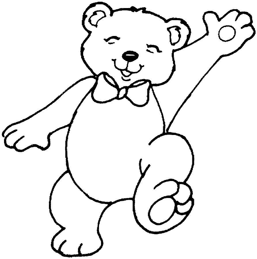 Teddy Bear Coloring Pages Free Printable
 Free Printable Teddy Bear Coloring Pages For Kids