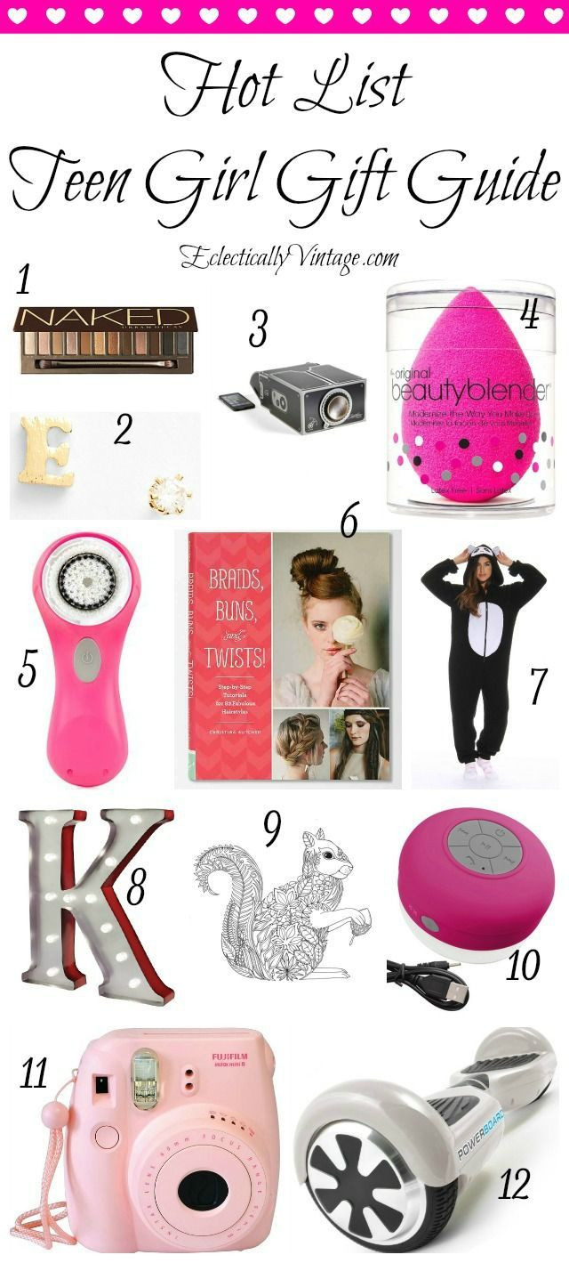Teen Girl Birthday Gift Ideas
 Hot List Teen Girl Gift Guide DIY Ideas