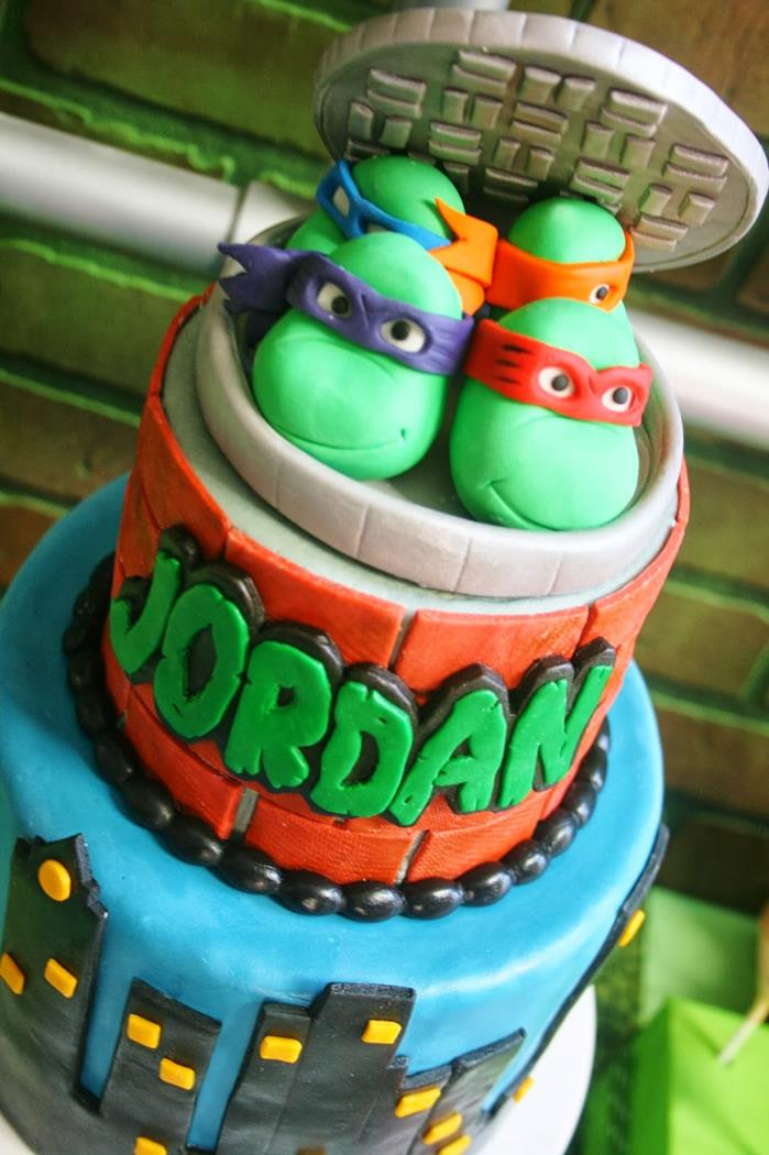 Teenage Mutant Ninja Turtles Birthday Party Supplies
 Kara s Party Ideas Teenage Mutant Ninja Turtles Party with