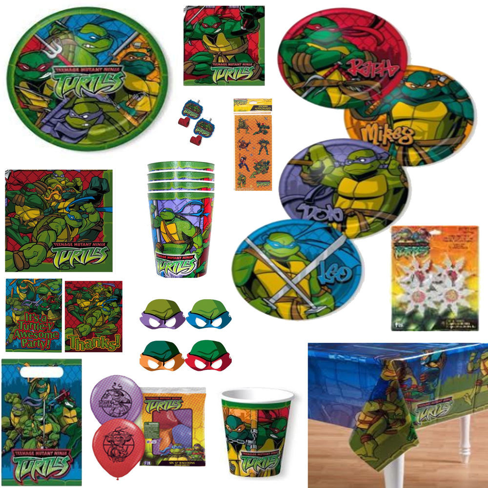 Teenage Mutant Ninja Turtles Birthday Party Supplies
 TEENAGE MUTANT NINJA TURTLES Birthday PARTY Supplies