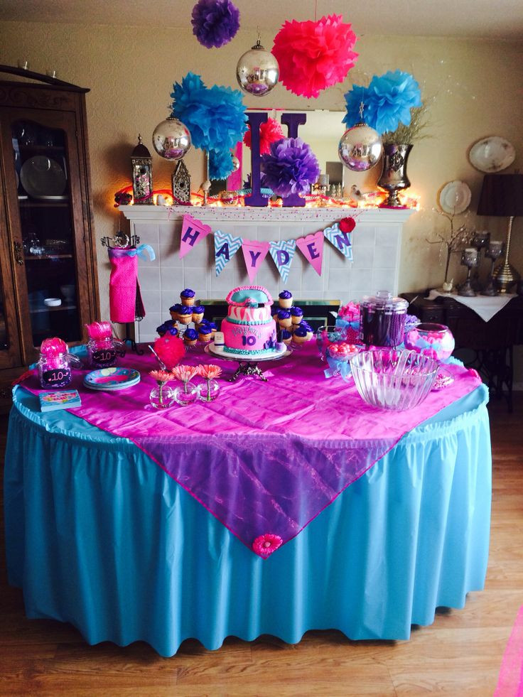 Tenth Birthday Party Ideas
 Girls 10th birthday party Party Ideas Pinterest