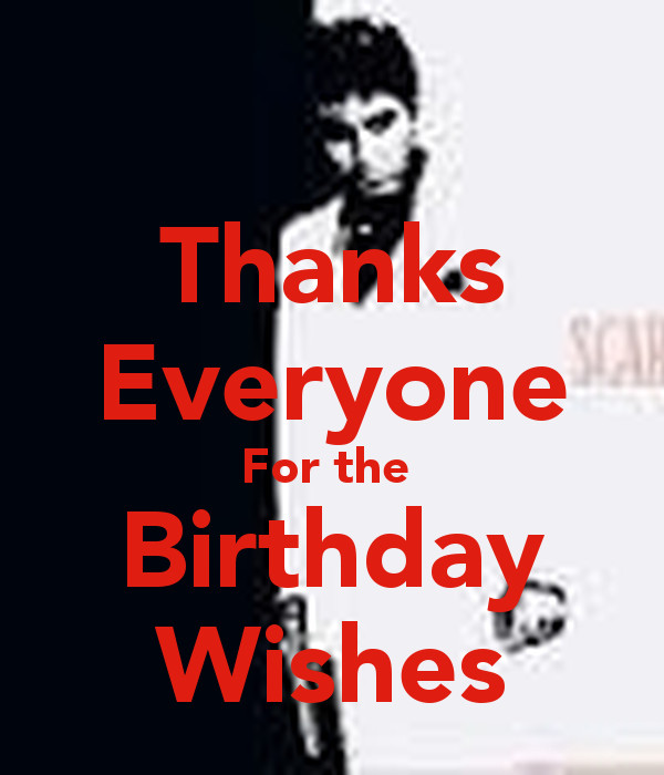 Thank Everyone For Birthday Wishes
 Thanks Everyone For the Birthday Wishes Poster