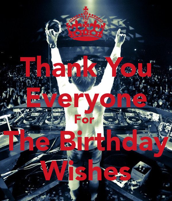 Thank Everyone For Birthday Wishes
 Thank You Everyone For The Birthday Wishes Poster