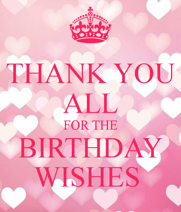 Thank Everyone For Birthday Wishes
 THANK YOU ALL FOR THE BIRTHDAY WISHES Poster