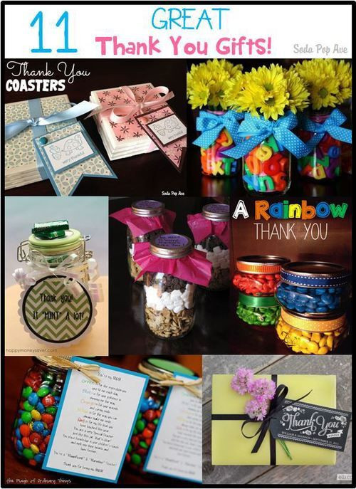 Thank Gift Ideas
 11 Easy and Cute Thank You Gift Ideas