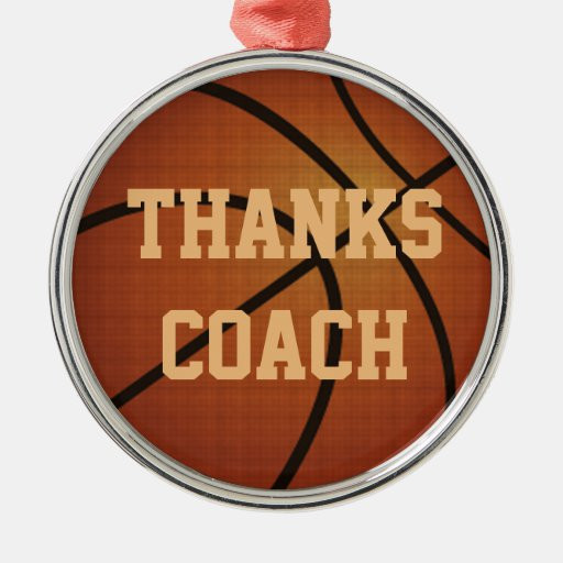 Thank You Coach Gift Ideas
 Coach Thank You Gift Ideas Basketball Ornaments