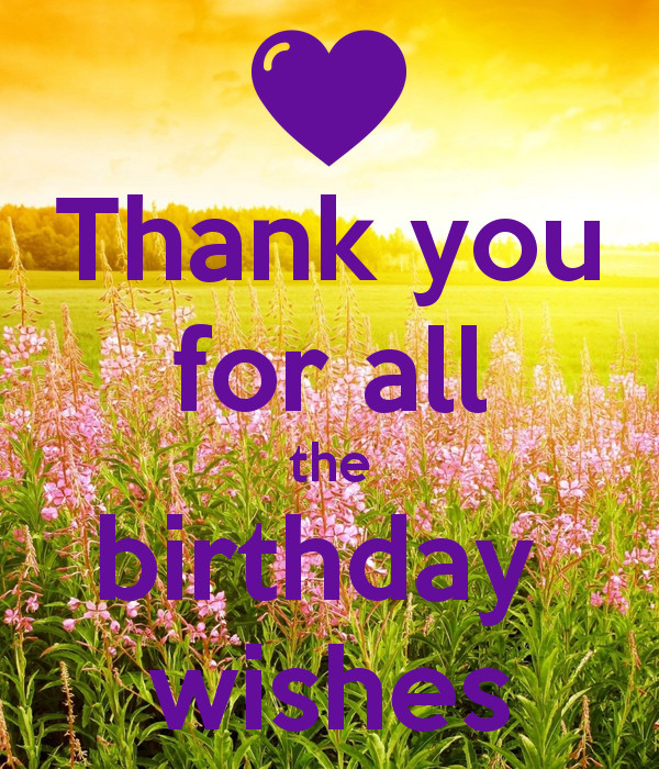 Thank You For All Birthday Wishes
 Thank you for all the birthday wishes Poster