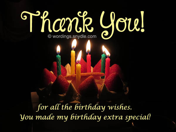 Thank You For All Birthday Wishes
 How To Say Thank You For Birthday Wishes – Wordings and