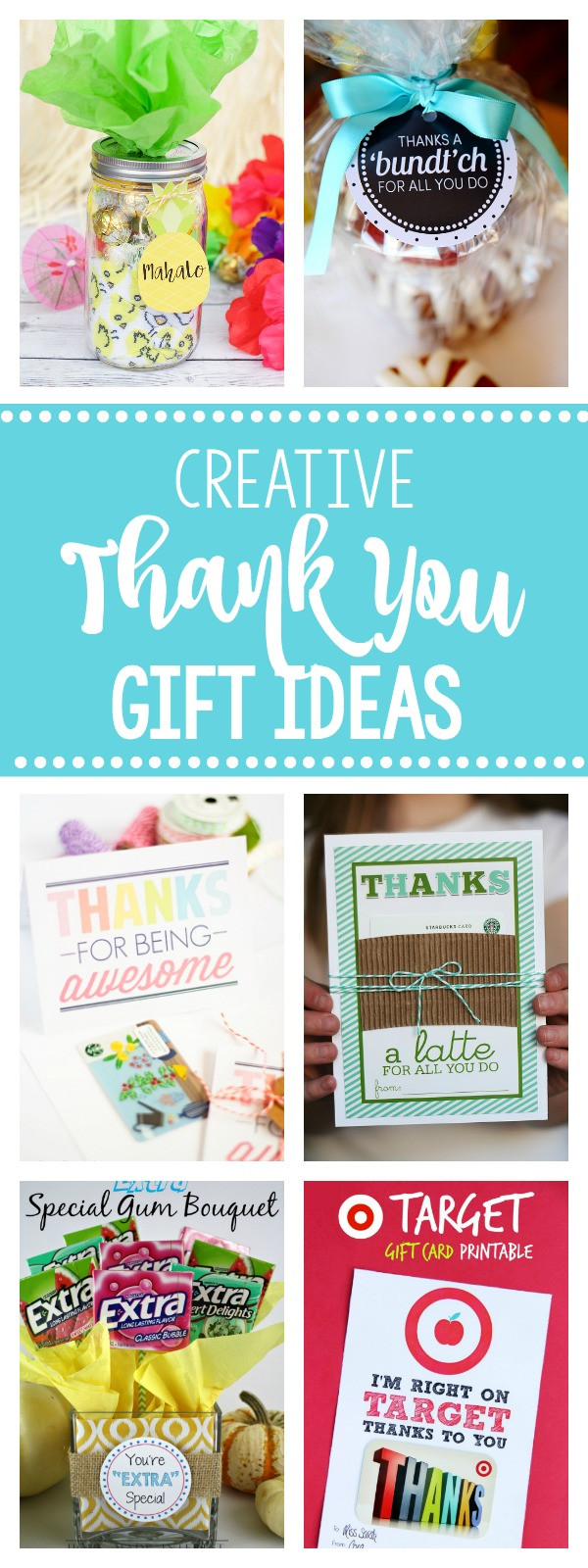 Thank You Gift Card Ideas
 25 Creative & Unique Thank You Gifts – Fun Squared