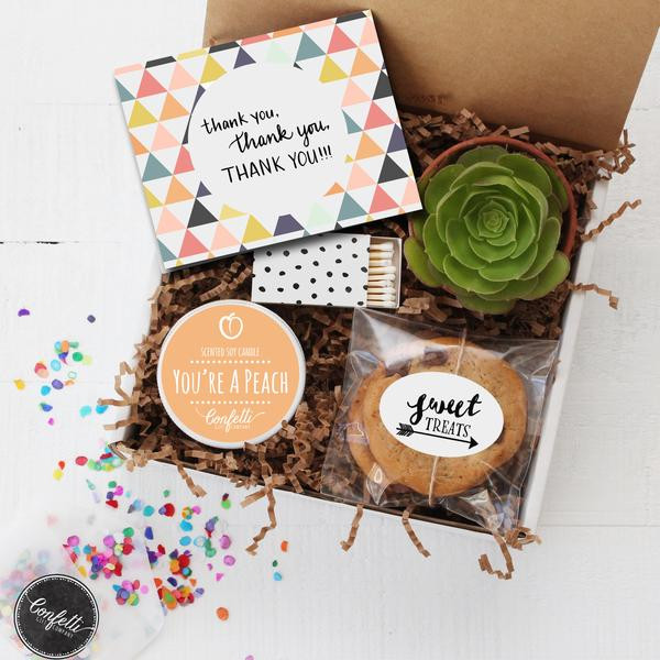 Thank You Gift Ideas For Friends
 Thank You Thank You Thank You Gift Box
