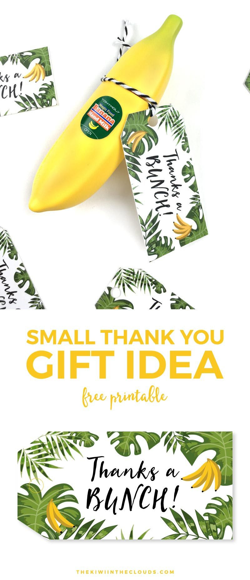 Thank You Gift Ideas For Friends
 Small Thank You Gift Idea Tony Moly Banana Hand Milk