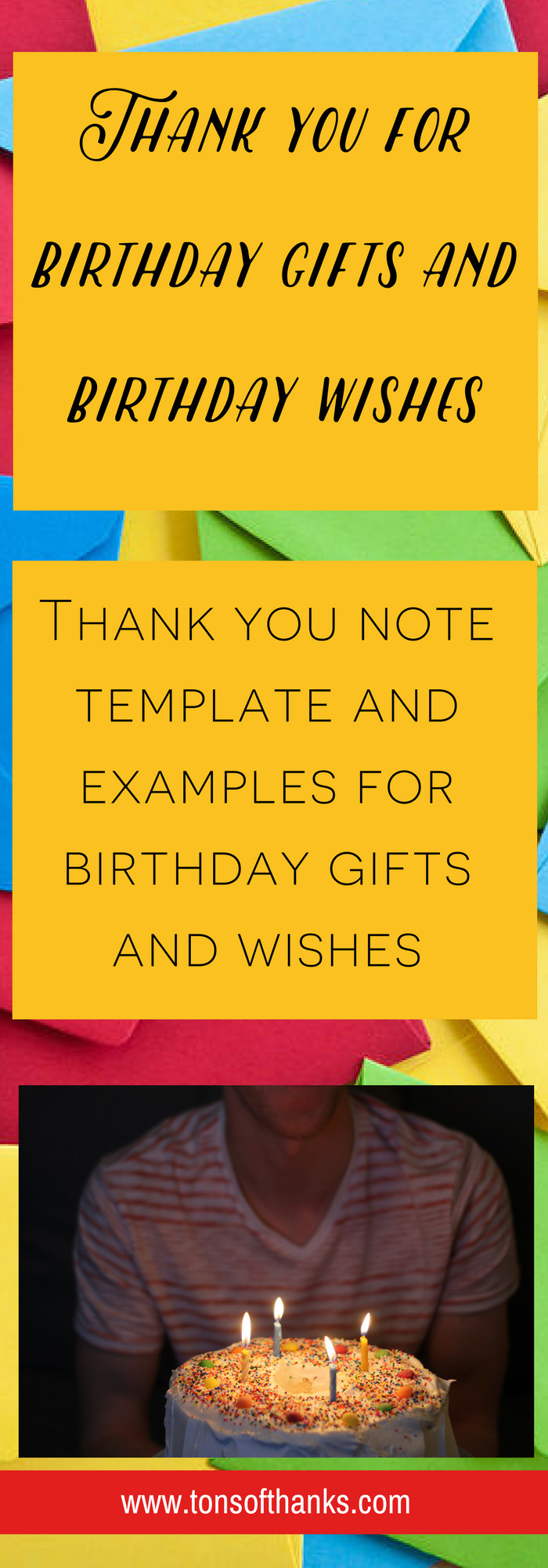 Thank You Notes For Birthday Gift
 Thank you for the birthday wishes Thank you note examples