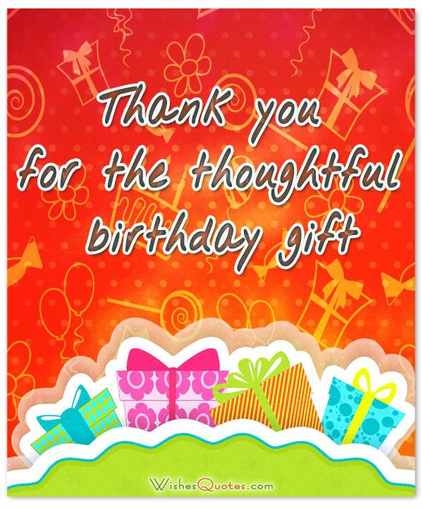 Thank You Quotes For Birthday
 Birthday Thank You Note Samples