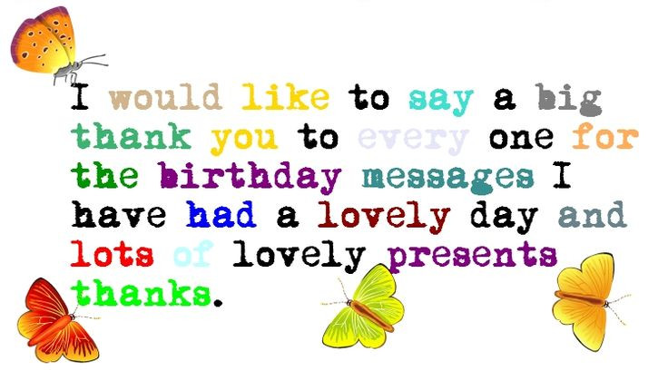 Thank You Quotes For Birthday
 Birthday Thank You Quote Quotes Pinterest