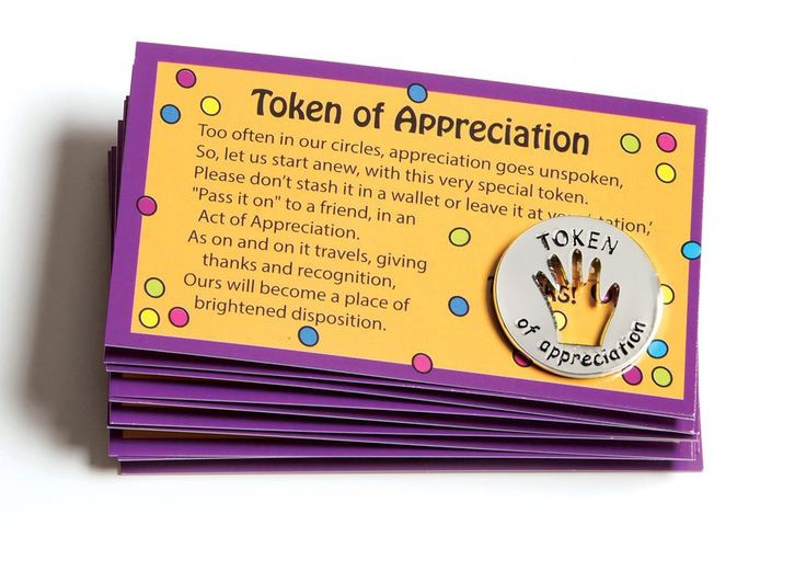 Thank You Token Gift Ideas
 Amazon Tokens of Appreciation and Cards set of 10